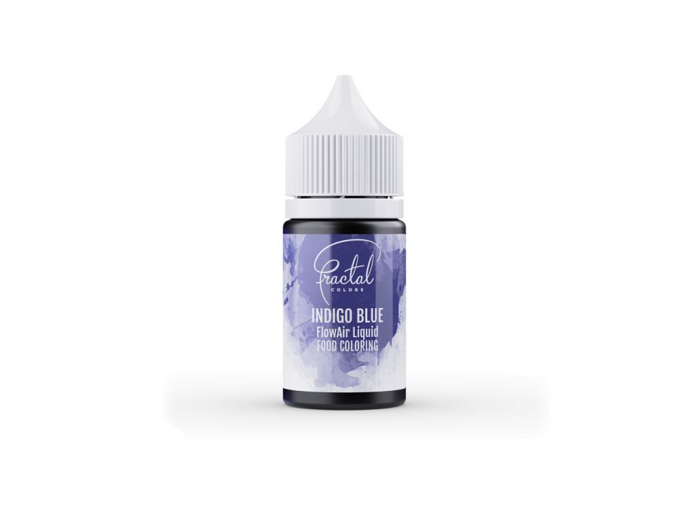 Barwnik w płynie FlowAir do aerografu - Fractal Colors - Indigo Blue, 30 ml