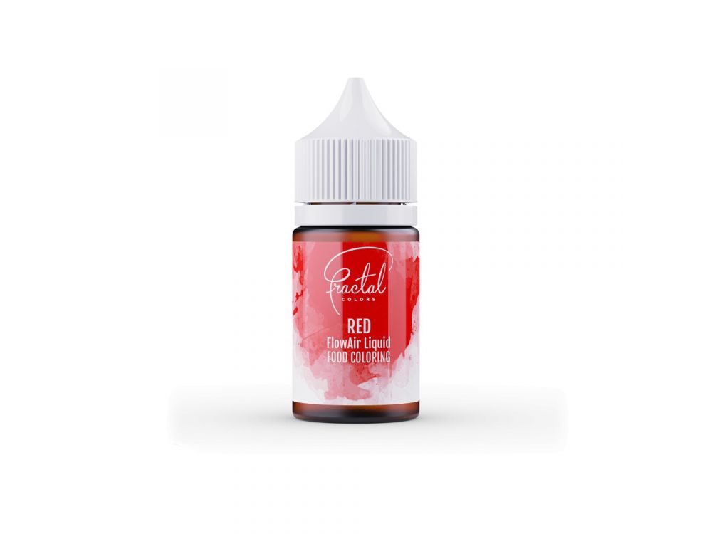 Liquid dye for airbrush, FlowAir - Fractal Colors - Red, 30 ml