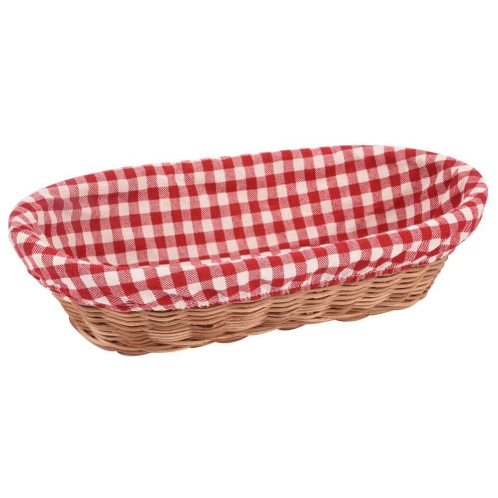 Bread rattan basket - Orion - oval, 31 cm