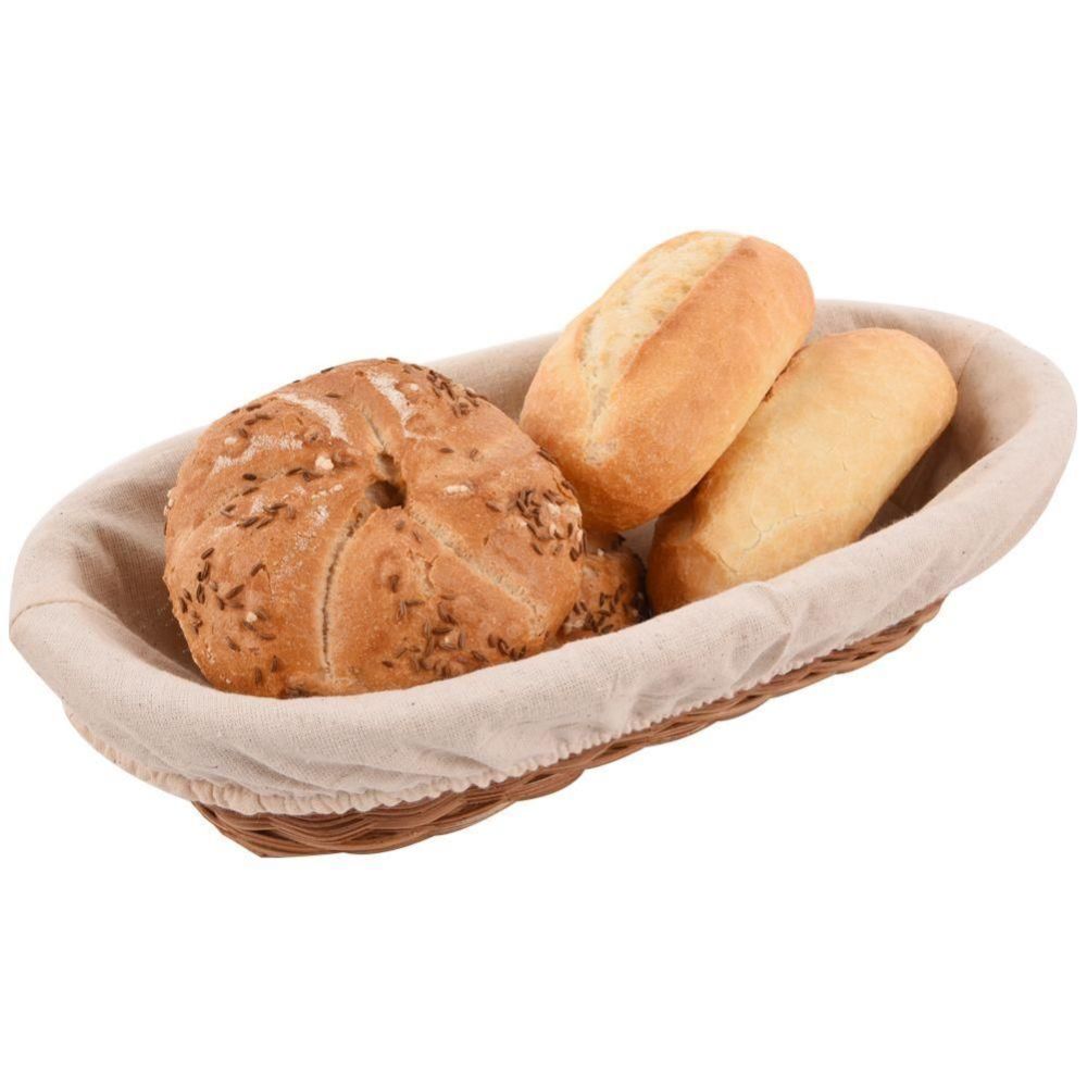 Bread rattan basket - Orion - oval, 31 cm