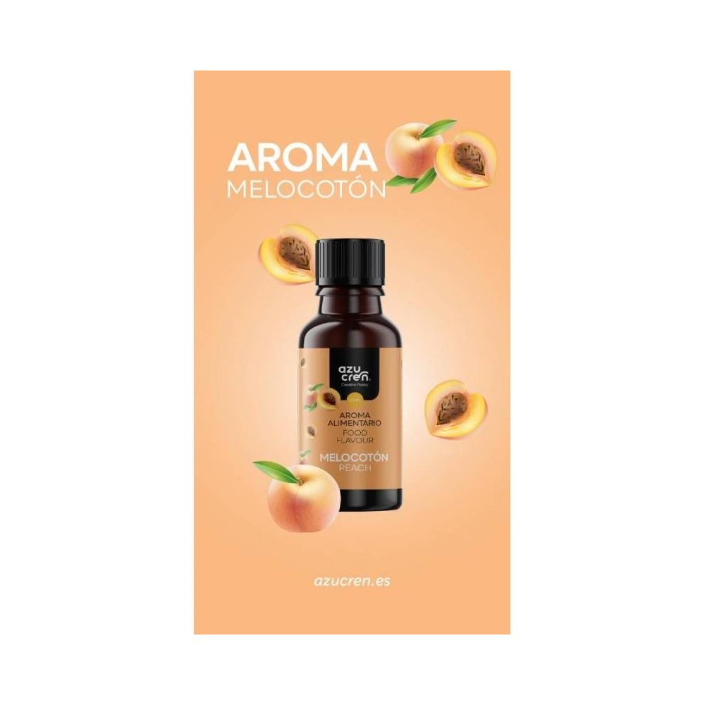 Concentrated food flavour - Azucren - Peach, 10 ml