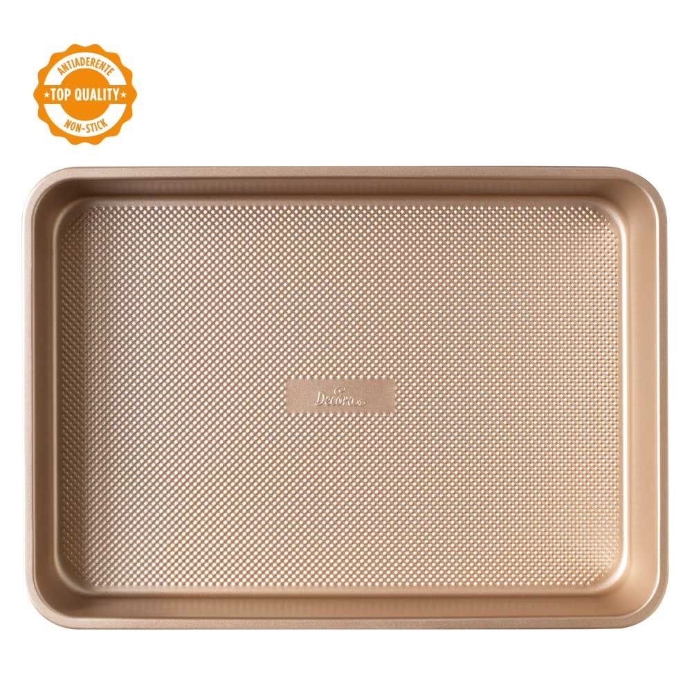 Gold Line Baking form - Decora - rectangular, 34.7 x 24.5 cm