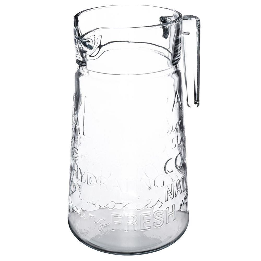 Jug with handle - Vilde - glass, 2 L