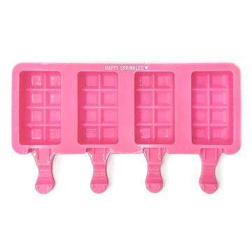Silicone mold for ice creams - Happy Sprinkles - Chocolate Cakesicle, 4 pcs.