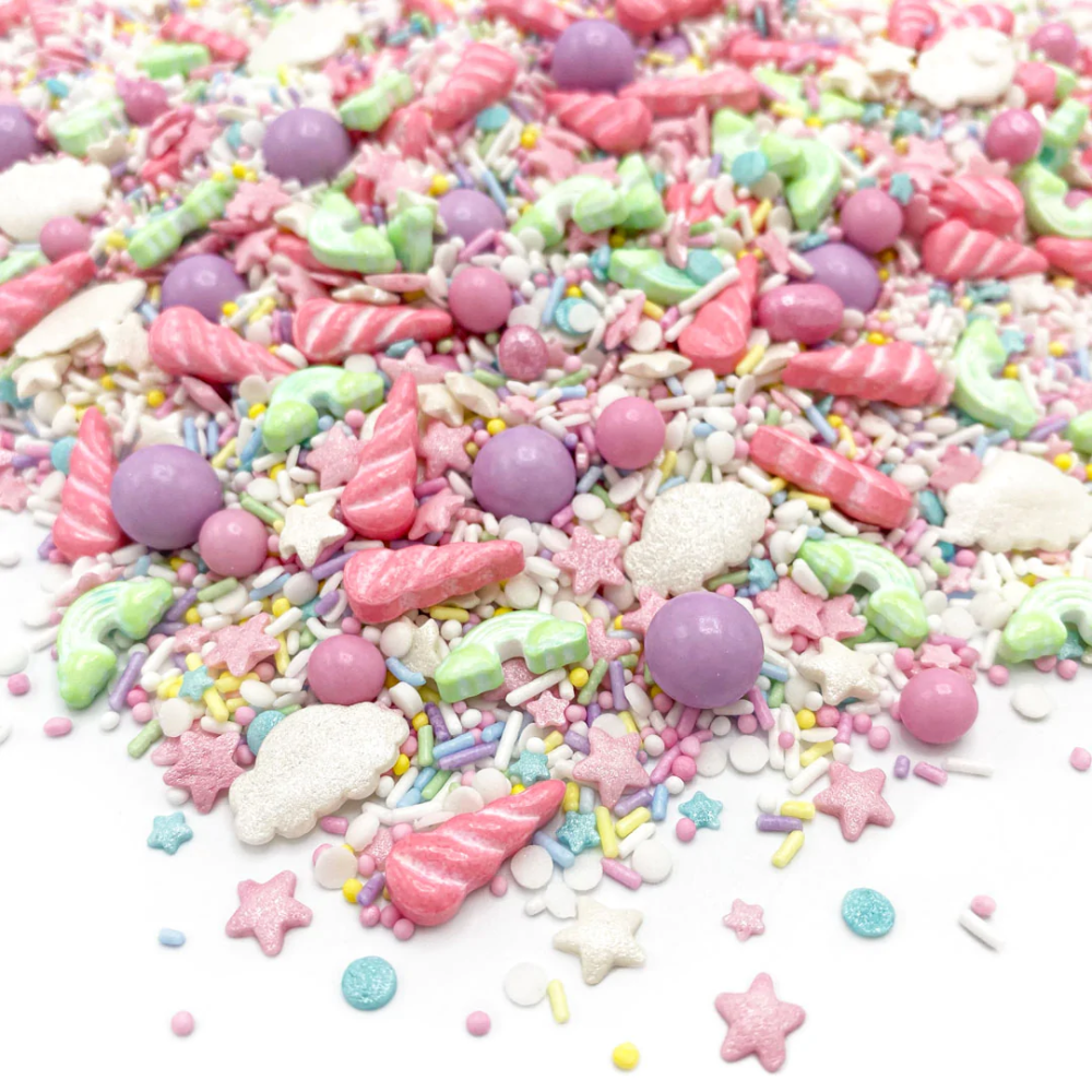 Posypka cukrowa - Happy Sprinkles - But First Unicorn, mix, 90 g