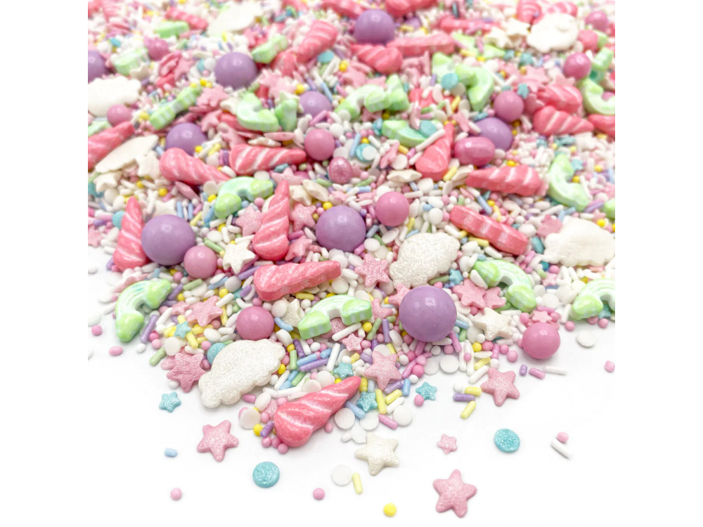 Posypka cukrowa - Happy Sprinkles - But First Unicorn, mix, 90 g