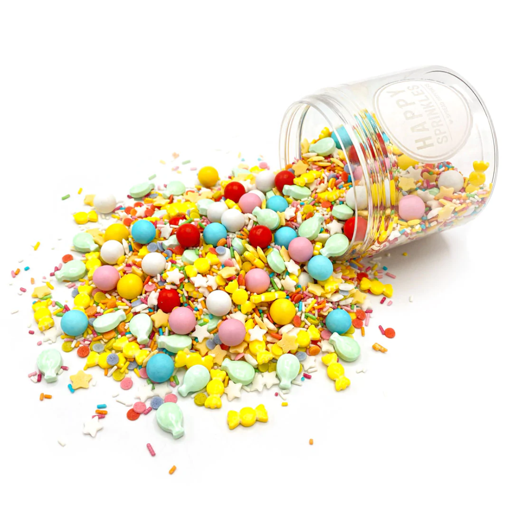 Sugar sprinkles - Happy Sprinkles - Birthday Parade, mix, 90 g