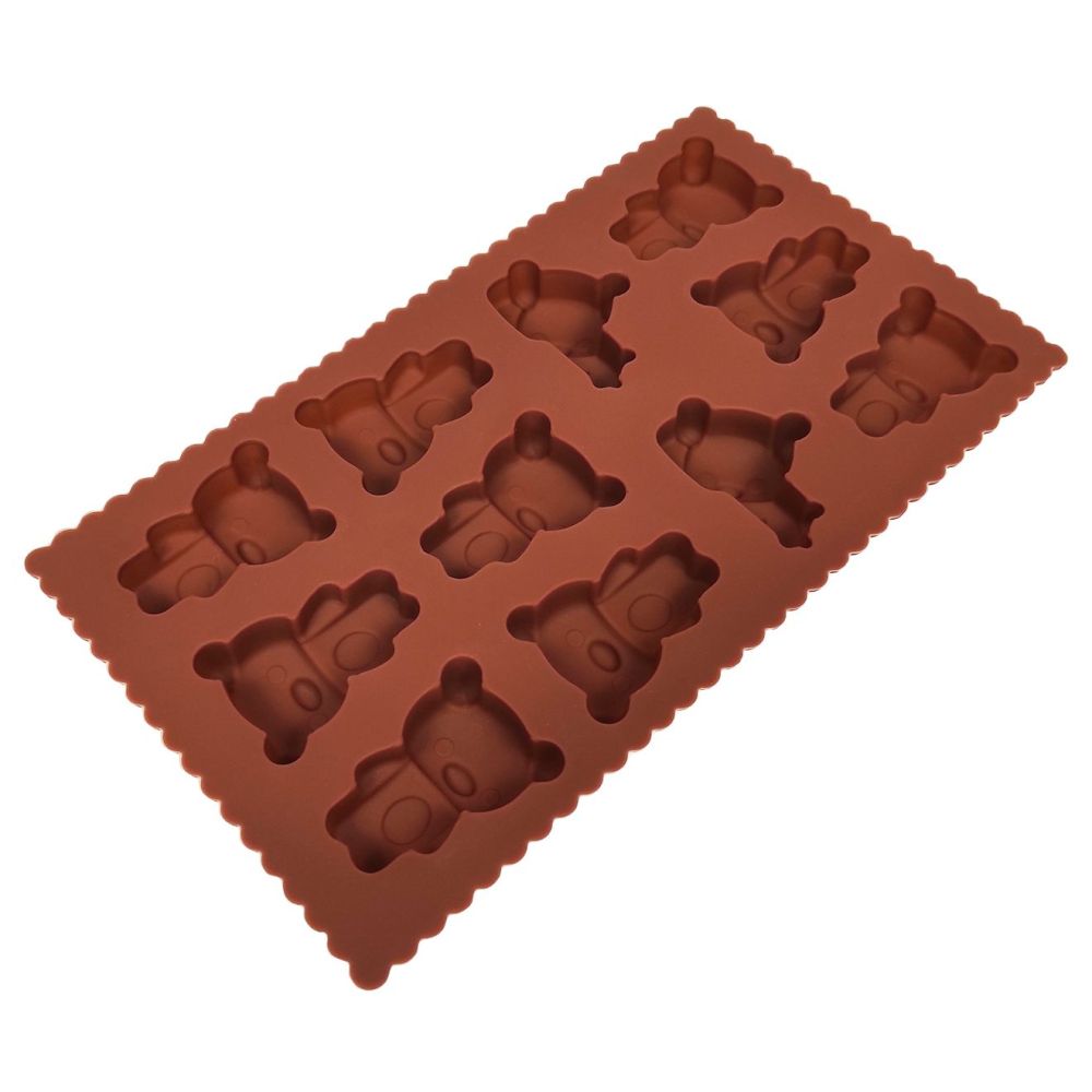 Forma silikonowa do czekoladek i ciastek - Misie, 11 szt.