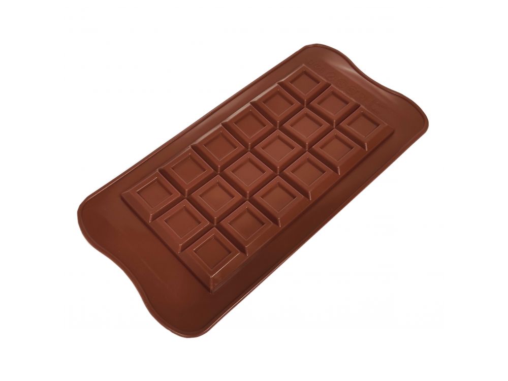 Silicone mold - Classic Chocolate Bar, 15,5 x 8 cm
