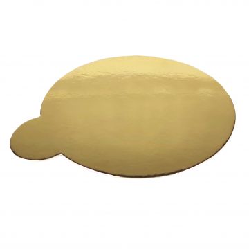 Cake board - Matpack - gold, 10 cm, 10 pcs.