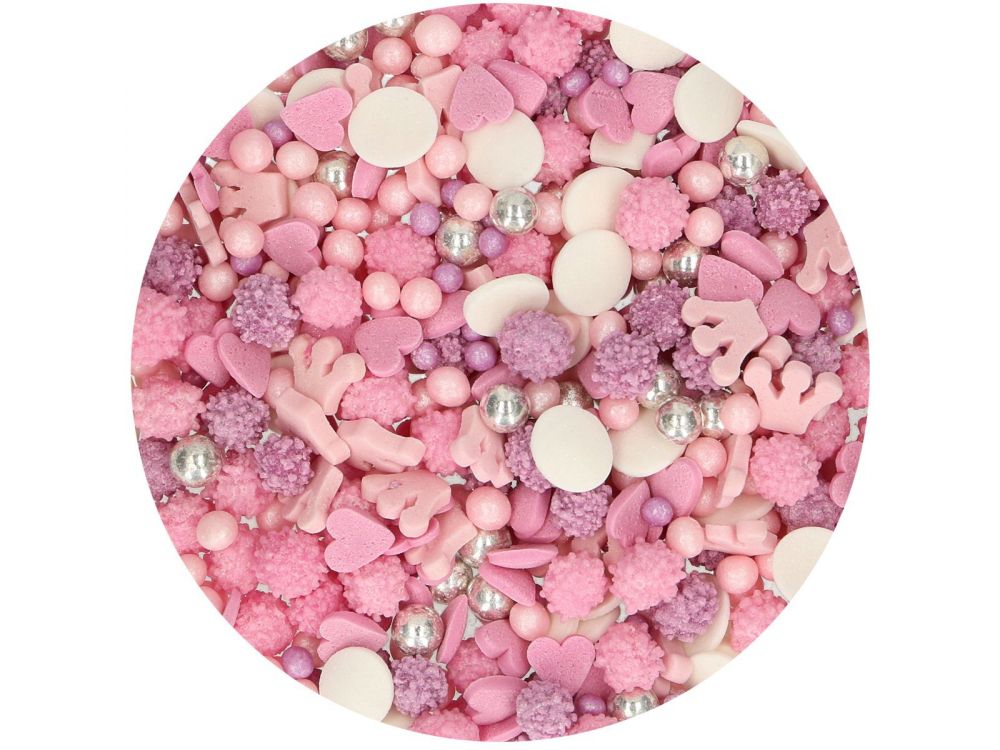 Sugar sprinkles - FunCakes - Princess, mix, 50 g