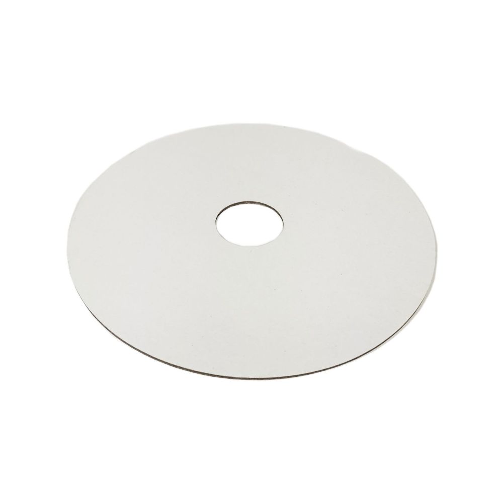 Cake board for multi-tier cakes with a hole - white, double-sided, 16 cm
