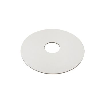 Cake board for multi-tier cakes with a hole - white, double-sided, 12 cm