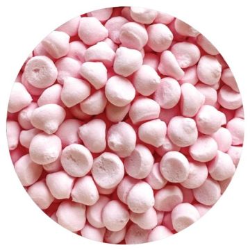 Sugar sprinkles - Dekor Pol - mini meringues, pink, 50 g