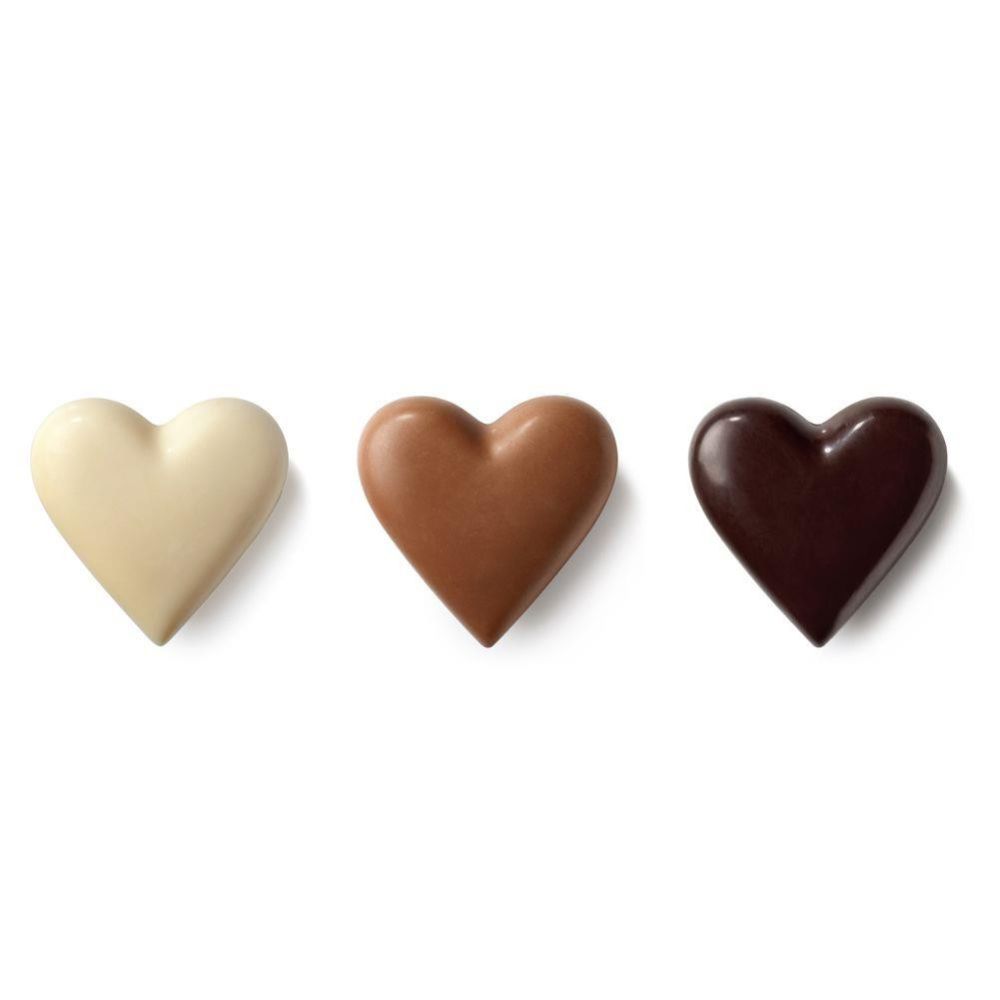 Forma silikonowa do pralin i czekoladek - Happy Sprinkles - serca, 15 szt.