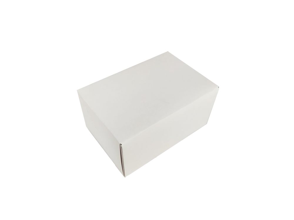 Pudełko na tort - Hersta - białe, 16,5 x 11 x 8 cm