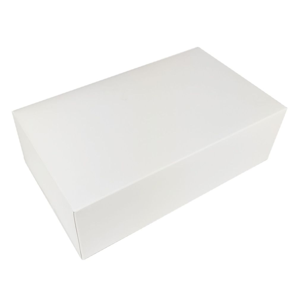 Pudełko na tort - Hersta - białe, 25 x 15 x 8 cm