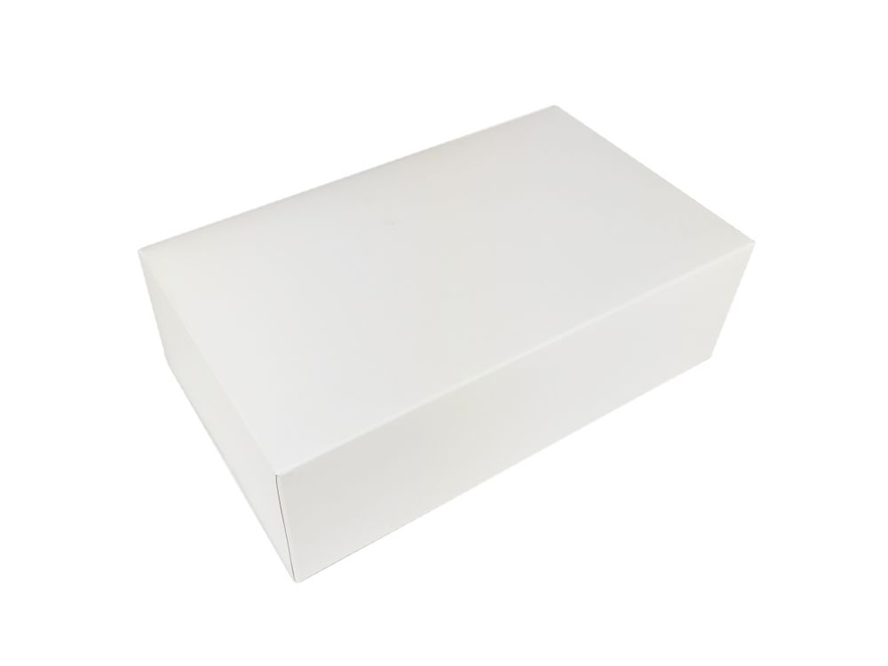Cake box - Hersta - white, 25 x 15 x 8 cm