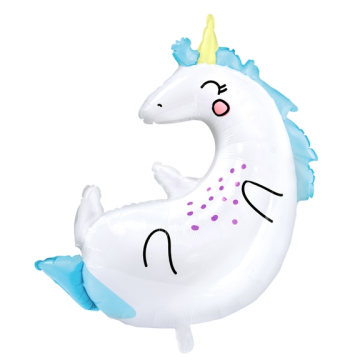 Foil balloon Unicorn - PartyDeco - 70 x 75 cm