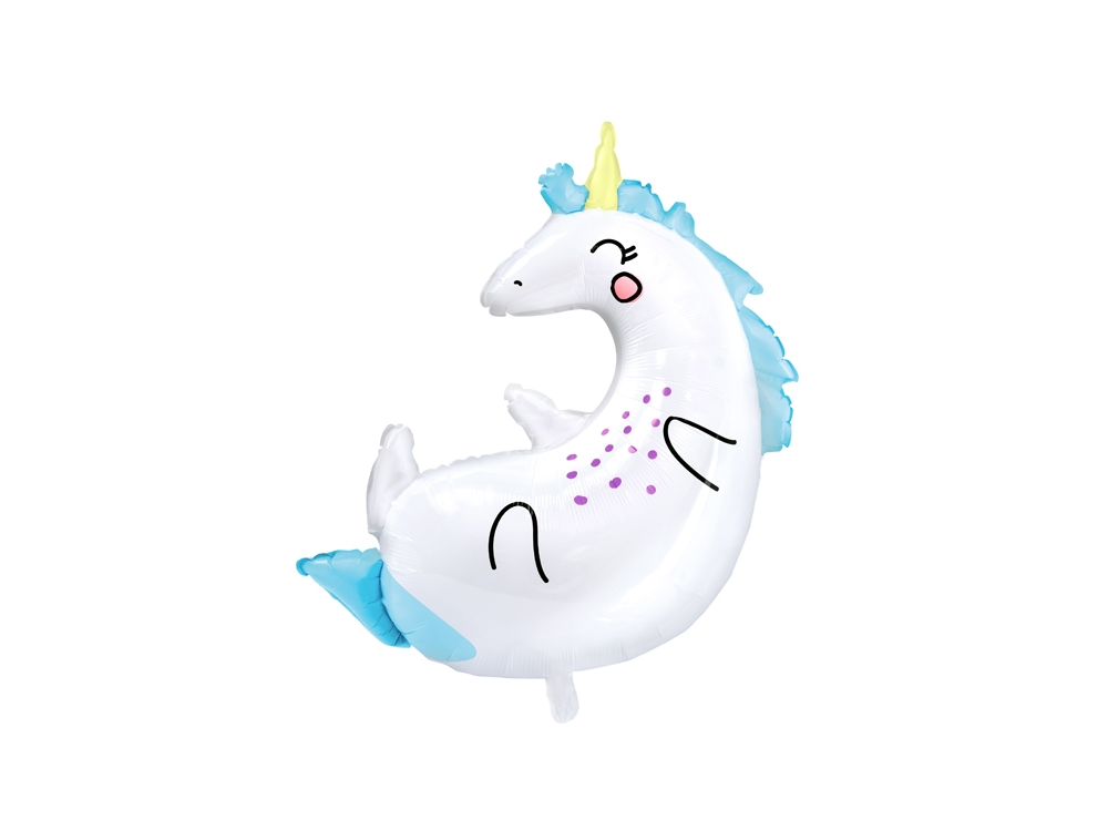 Foil balloon Unicorn - PartyDeco - 70 x 75 cm