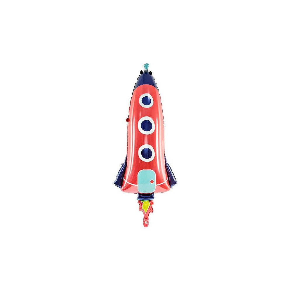 Foil balloon Rocket - PartyDeco - 44 x 115 cm