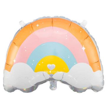 Foil balloon Rainbow - PartyDeco - 55 x 40 cm