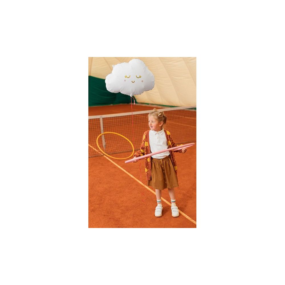 Balon foliowy Chmurka - PartyDeco - biała, 51 x 35,5 cm