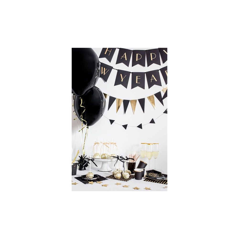 Foil weight for balloons - PartyDeco - black