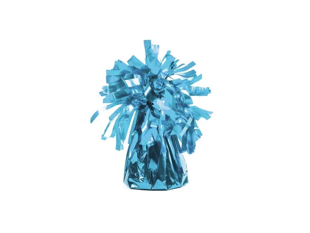Foil weight for balloons - PartyDeco - light blue