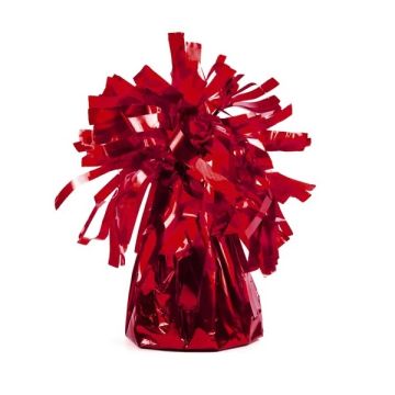 Foil weight for balloons - PartyDeco - red