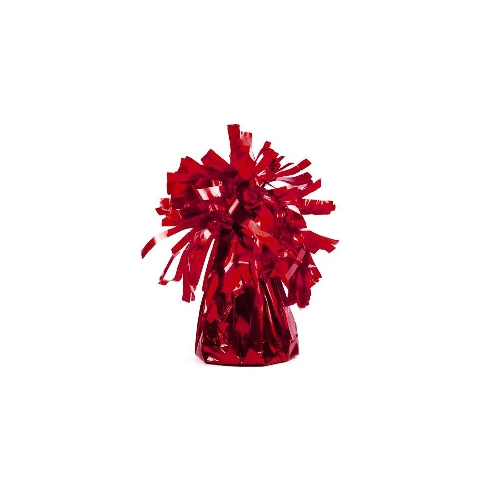 Foil weight for balloons - PartyDeco - red