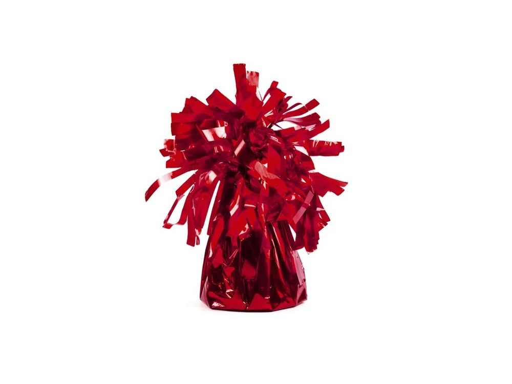 Foil weight for balloons - PartyDeco - red