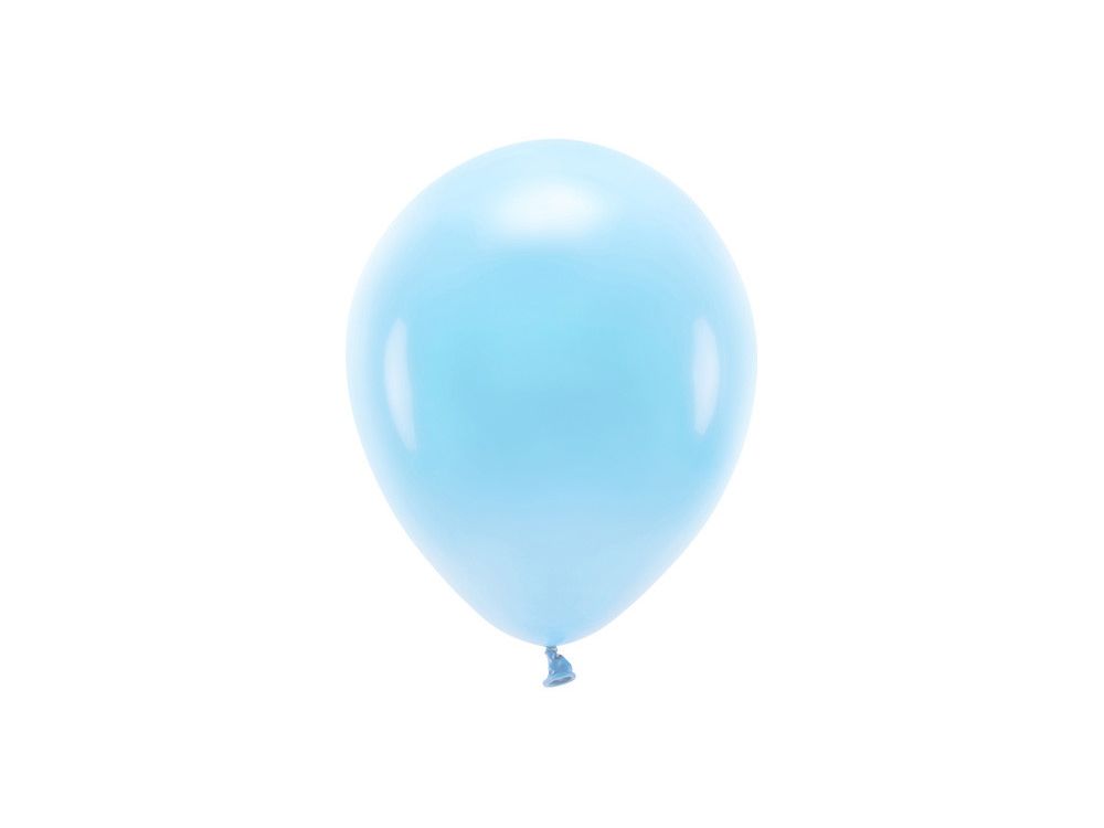 Balony lateksowe Eco, pastelowe - PartyDeco - błękitne, 26 cm, 10 szt.