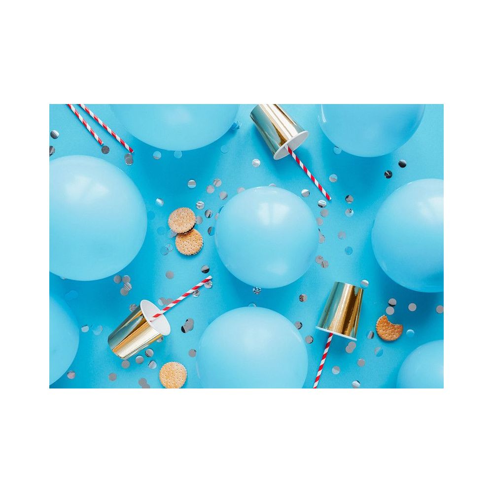 Balony lateksowe Eco, pastelowe - PartyDeco - błękitne, 30 cm, 10 szt.