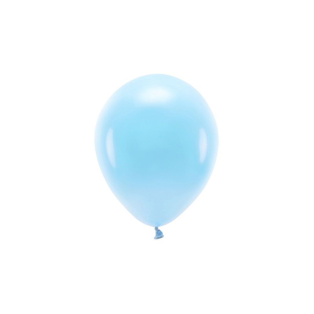 Balony lateksowe Eco, pastelowe - PartyDeco - błękitne, 30 cm, 10 szt.