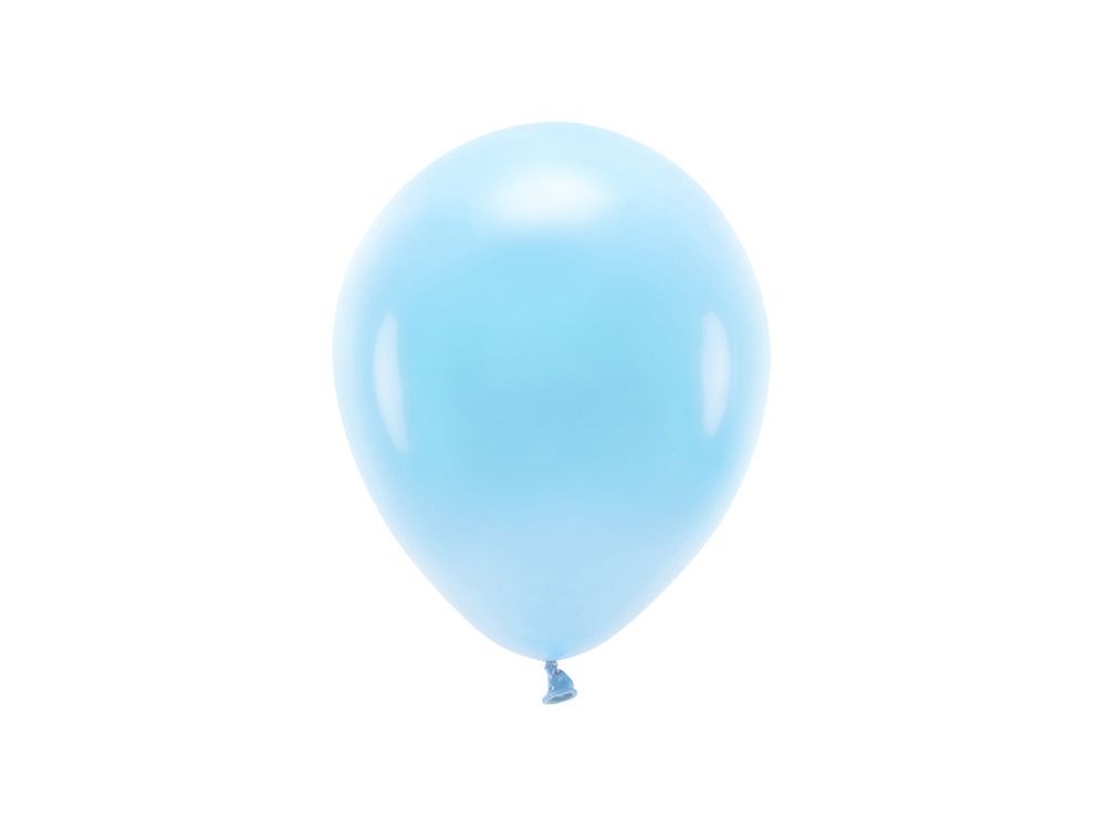 Eco latex balloons, pastel - PartyDeco - blue, 30 cm, 10 pcs.
