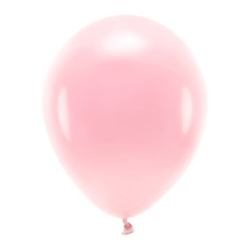 Balony lateksowe Eco, pastelowe - PartyDeco - rumiany róż, 30 cm, 10 szt.