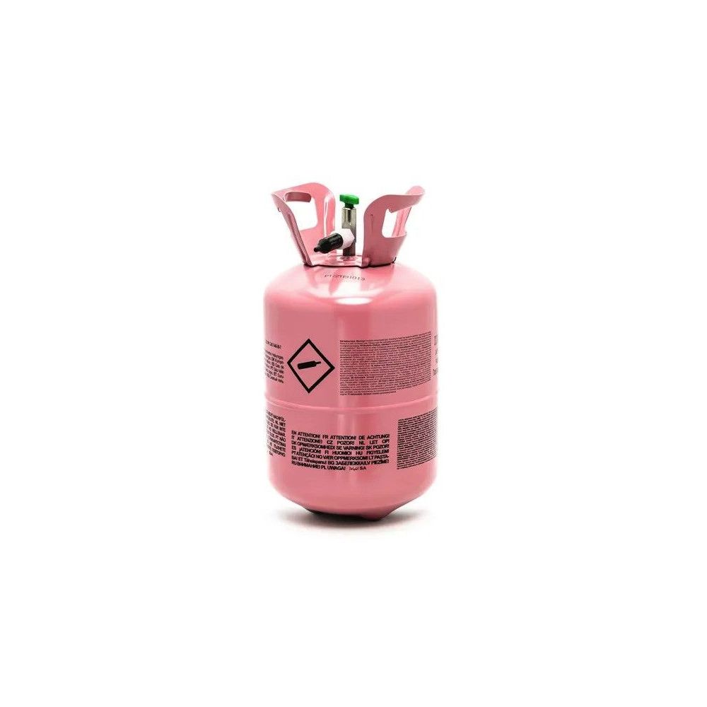 Butla z helem do balonów - PartyDeco - różowa, 0,20 m3