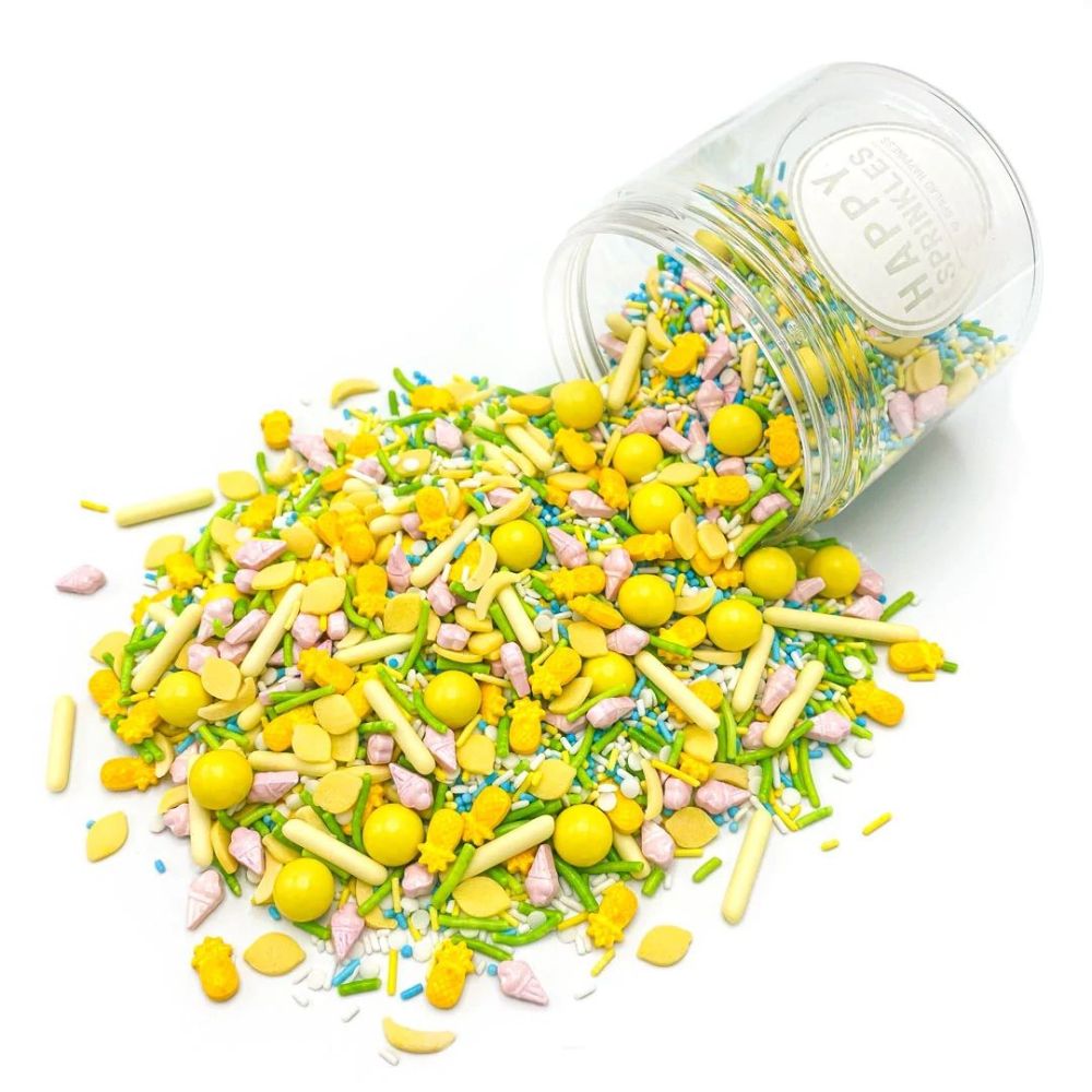 Sugar sprinkles - Happy Sprinkles - Vacay Getaway, mix, 90 g