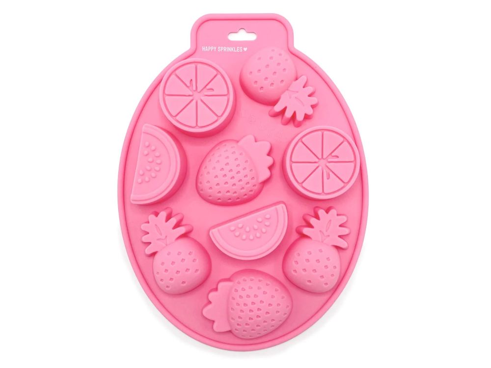 Forma silikonowa do pralin i czekoladek - Happy Sprinkles - Fruit Bowl, 9 szt.