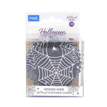 Muffin cases for Halloween - PME - Spider Web, 30 pcs.
