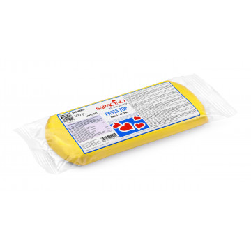 Modelling Top sugar paste, fondant - Saracino - yellow, 500 g