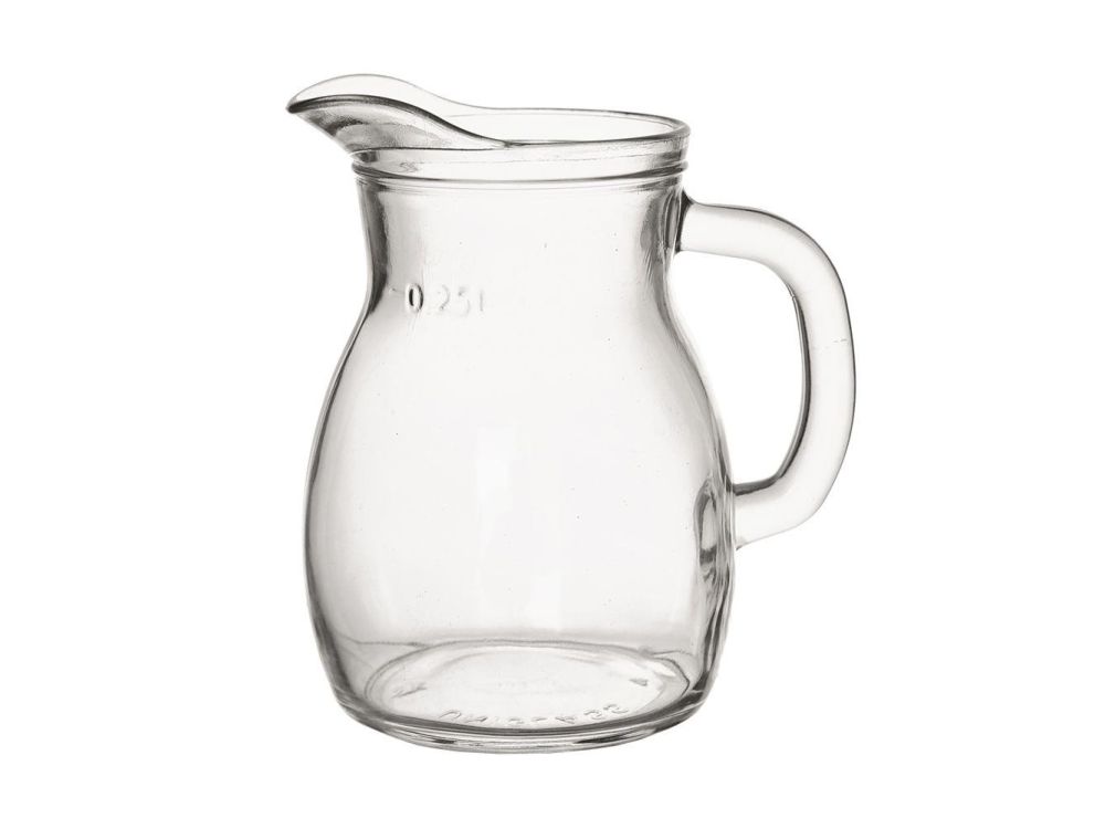 Jug with a handle - Nava - glass, 0.25 L