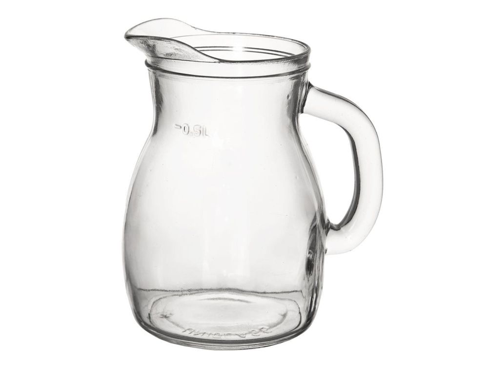 Jug with a handle - Nava - glass, 0.5 L