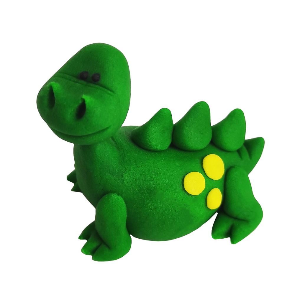 Sugar figure for cake - Dekor Pol - Dinosaur, green, 5 cm