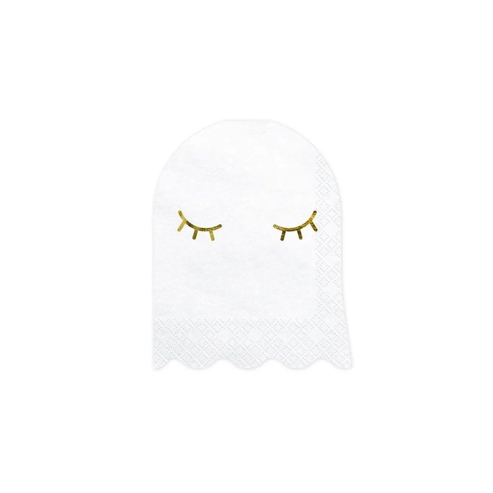 Decorative napkins for Halloween - PartyDeco - Ghost, 20 pcs.