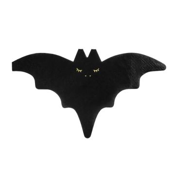 Decorative napkins for Halloween - PartyDeco - Bat, 20 pcs.
