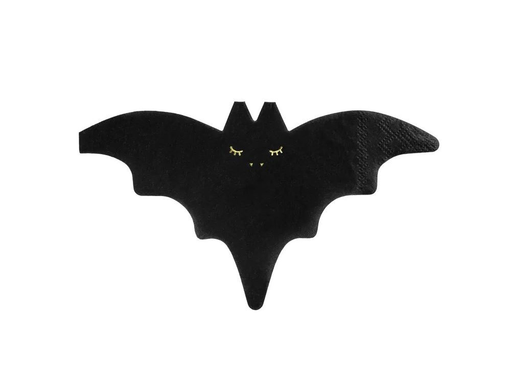 Decorative napkins for Halloween - PartyDeco - Bat, 20 pcs.