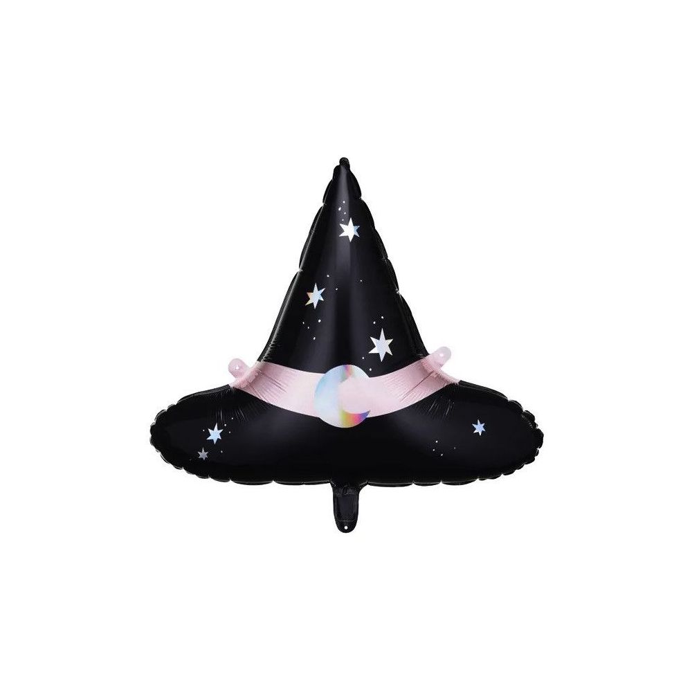 Foil balloon for Halloween - PartyDeco - Witch's Hat, 60 x 48 cm