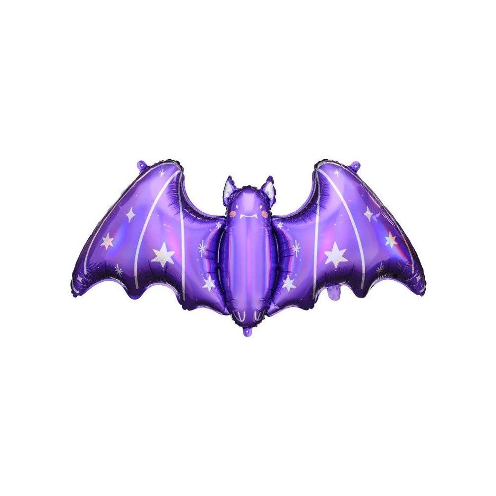 Foil balloon for Halloween - PartyDeco - Bat, 96.5 x 44.5 cm